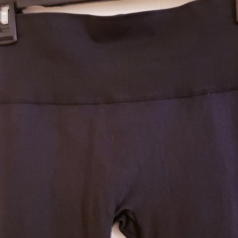 Spanx Leggings Xs/Tp Double Layer Shaping Waistba… - image 4